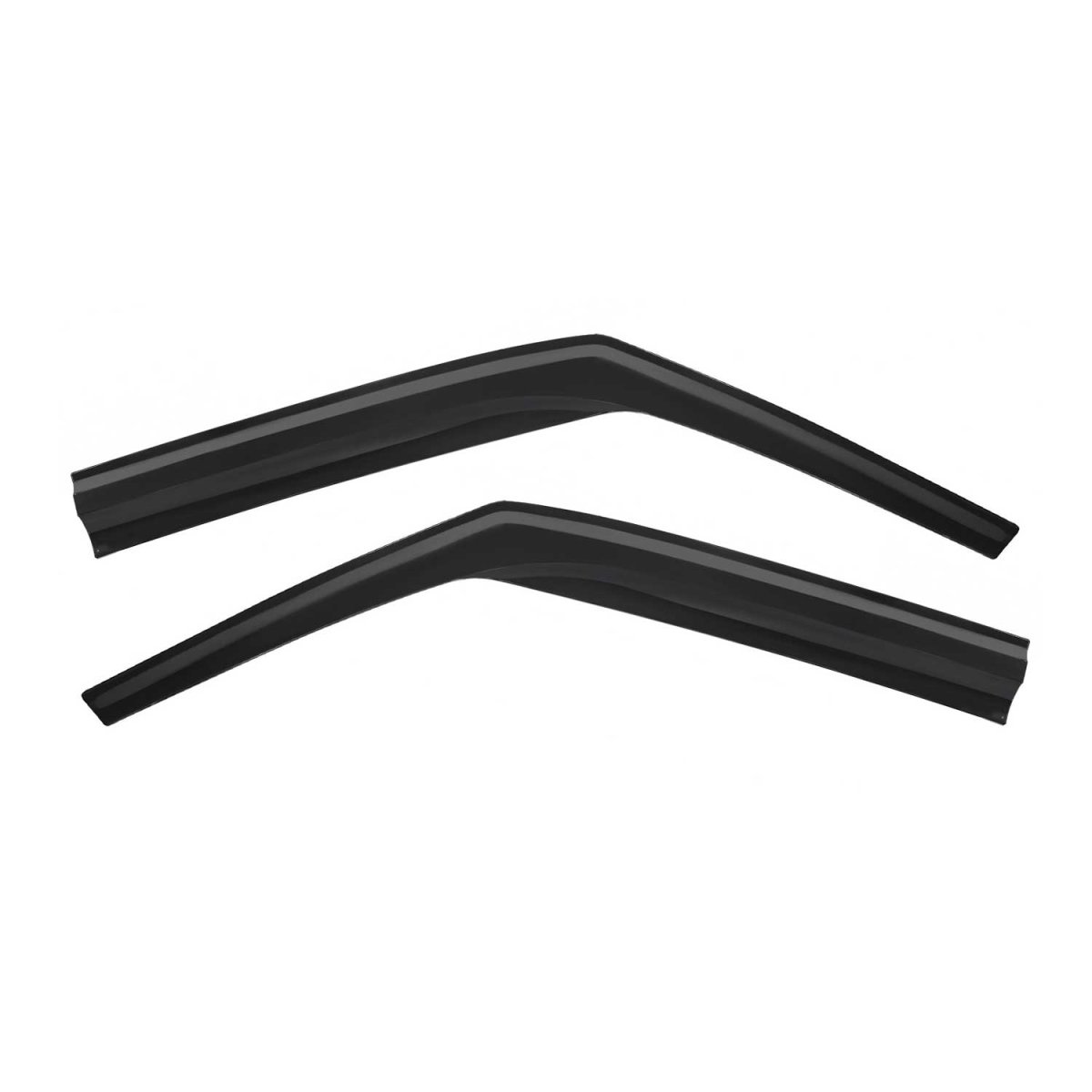 Mercedes Sprinter W903 Wind Deflector - Omac - Acrylic 2 Pcs - Black - '00-'06